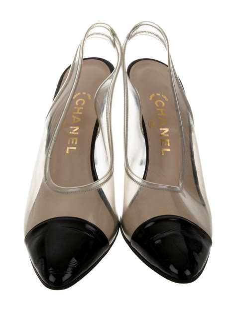 chanel pvc heels